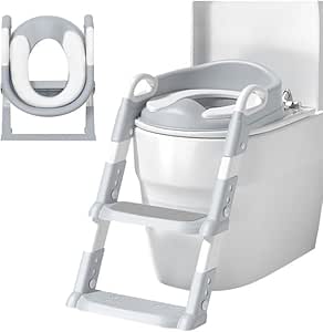 𝙏𝙧𝙪𝙢𝙯𝙮™ Kid's Ladder Toilet Trainer – مدرب المرحاض للأطفال مع سلم