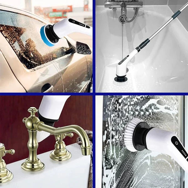 𝙏𝙧𝙪𝙢𝙯𝙮™9 in 1 Electric Cleaning Brush – فرشاة تنظيف كهربائية 9 في 1