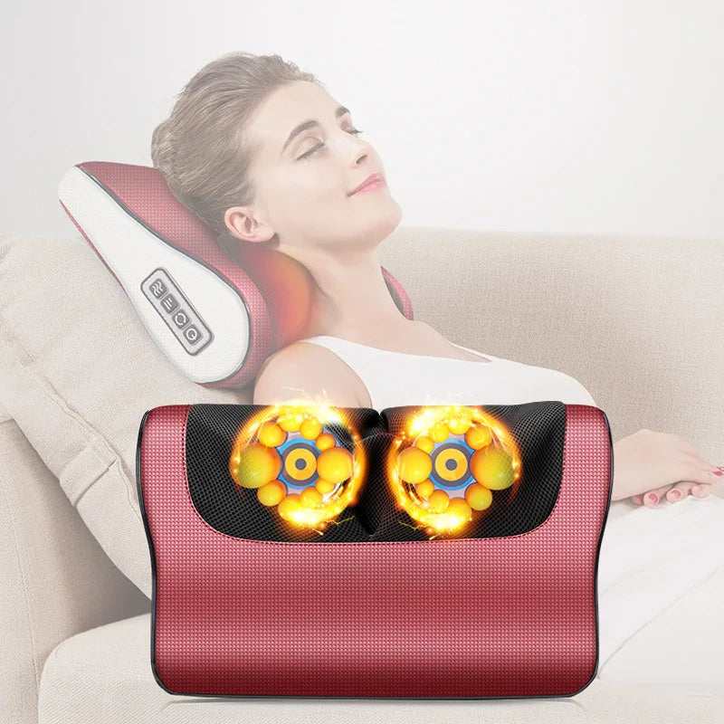 𝙏𝙧𝙪𝙢𝙯𝙮™ Red Pillow Massager – جهاز تدليك الوسادة الحمراء