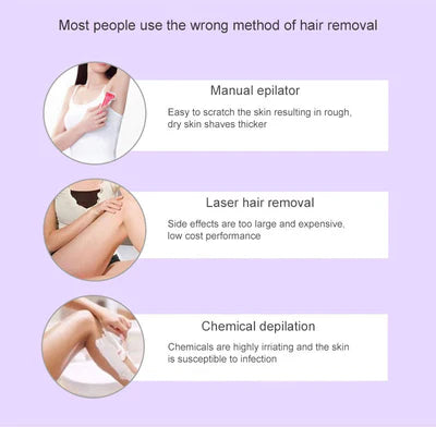 𝙏𝙧𝙪𝙢𝙯𝙮™Purple Epilator – آلة إزالة الشعر البنفسجية