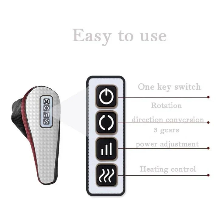 𝙏𝙧𝙪𝙢𝙯𝙮™ Red Pillow Massager – جهاز تدليك الوسادة الحمراء