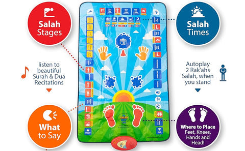 𝙏𝙧𝙪𝙢𝙯𝙮 Souk Saudia™Kids Prayer Mat