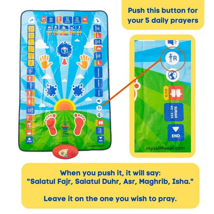 𝙏𝙧𝙪𝙢𝙯𝙮 Souk Saudia™Kids Prayer Mat