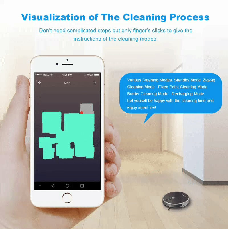 𝙏𝙧𝙪𝙢𝙯𝙮™Smart Robotic Vacuum Cleaner | المكنسة الذكية الروبوتية