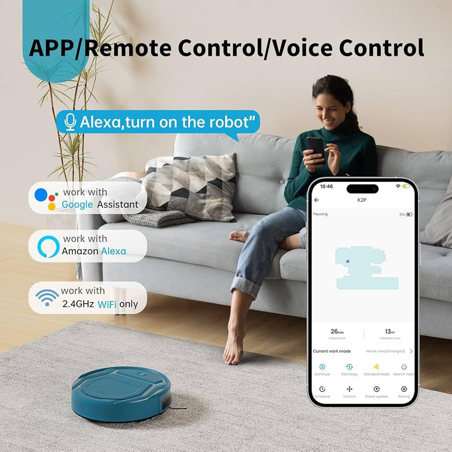 𝙏𝙧𝙪𝙢𝙯𝙮™Smart Robotic Vacuum Cleaner | المكنسة الذكية الروبوتية