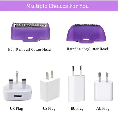 𝙏𝙧𝙪𝙢𝙯𝙮™Purple Epilator – آلة إزالة الشعر البنفسجية
