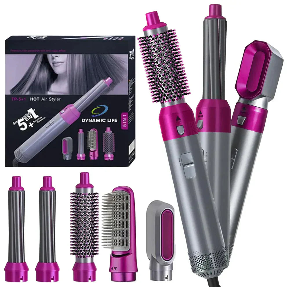 𝙏𝙧𝙪𝙢𝙯𝙮™ Hot Hair Brush 5 in 1 – فرشاة الشعر الساخنة 5 في 1