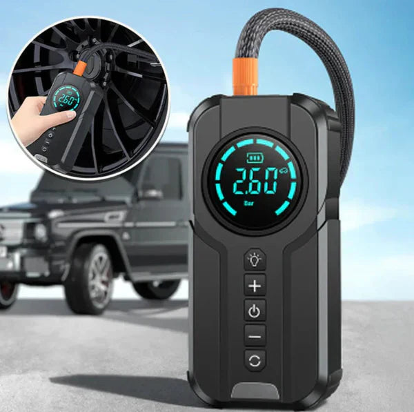 𝙏𝙧𝙪𝙢𝙯𝙮™Jump Starter With Air Pump هيكساليفينغ™ جهاز تشغيل البطارية مع منفاخ هواء