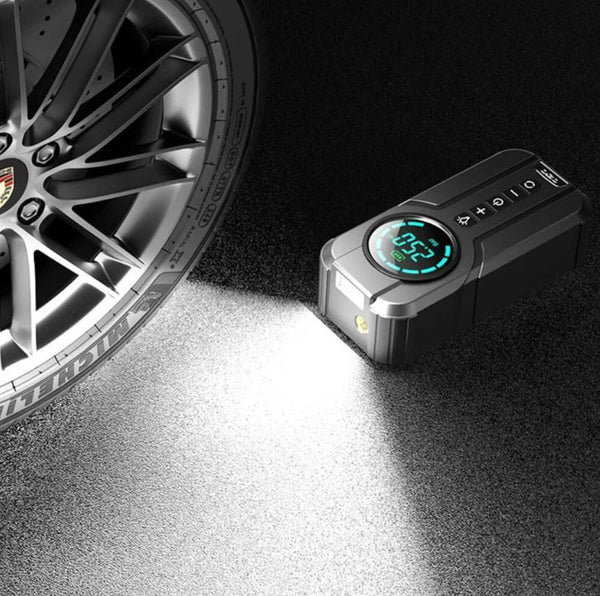 𝙏𝙧𝙪𝙢𝙯𝙮™Jump Starter With Air Pump هيكساليفينغ™ جهاز تشغيل البطارية مع منفاخ هواء