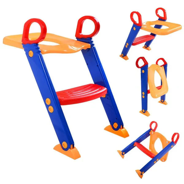 𝙏𝙧𝙪𝙢𝙯𝙮™ Kid's Ladder Toilet Trainer – مدرب المرحاض للأطفال مع سلم